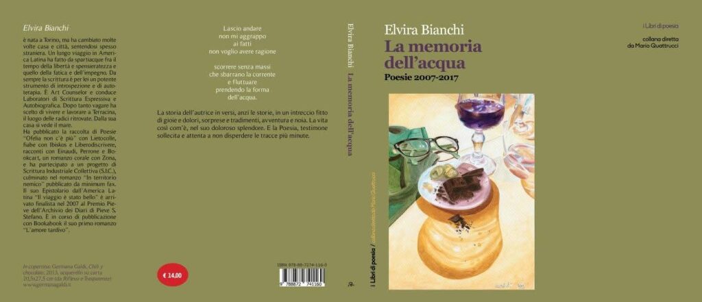 in cover la mia opera in acquerello "Chily y chocolate" 2023