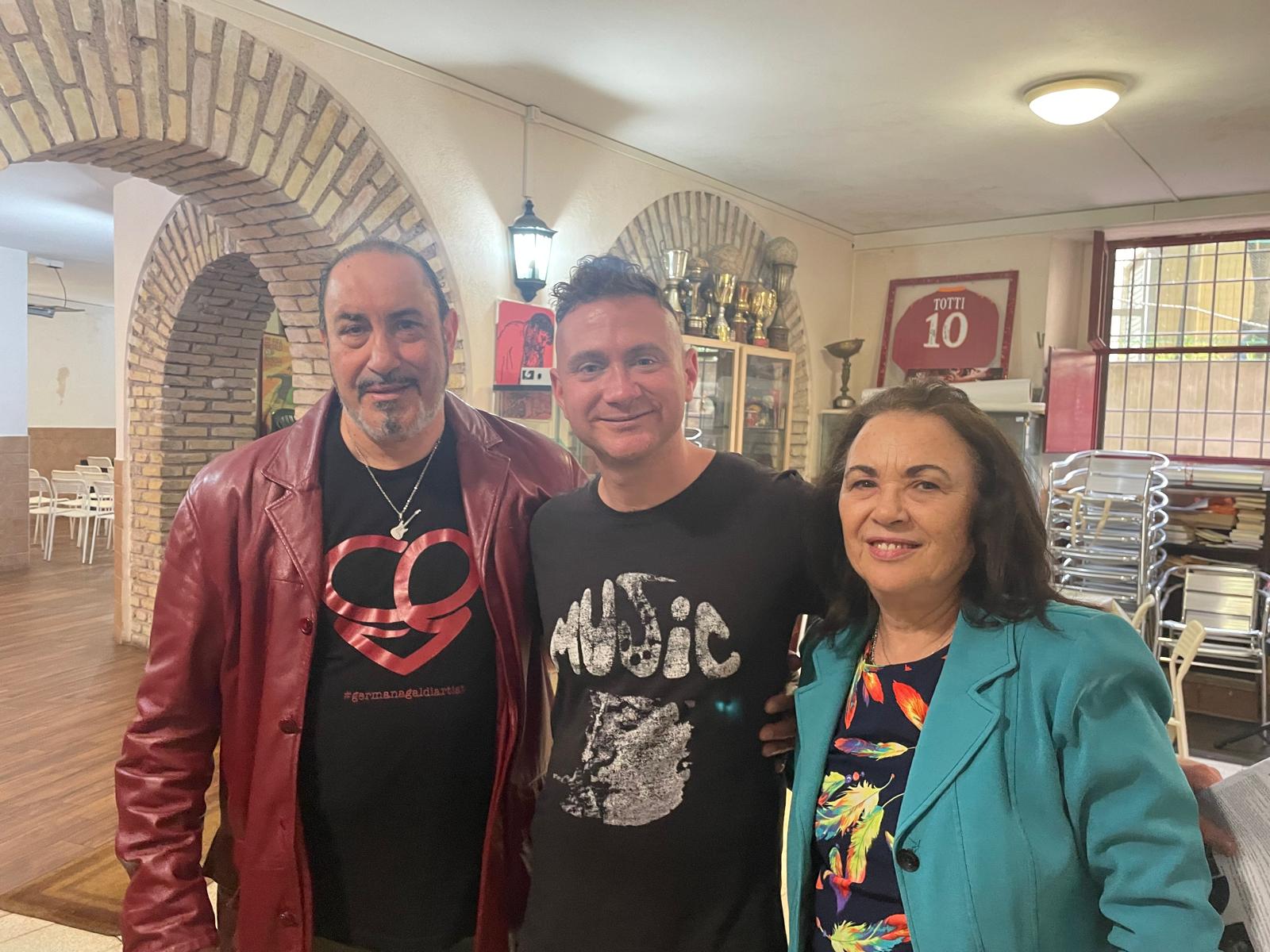 Mark Di Gaetano e la talentuosa pianista Patrizia Scascitelli e Massimo Amadori