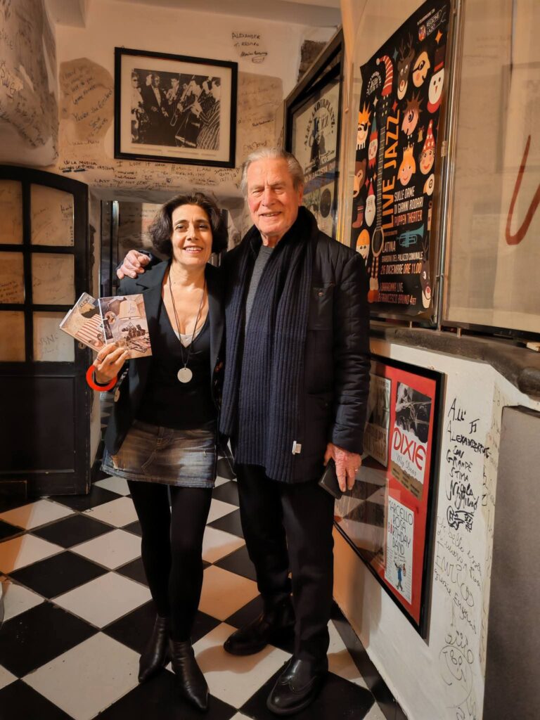 con Giulio Todrani.. il papà di Giorgia