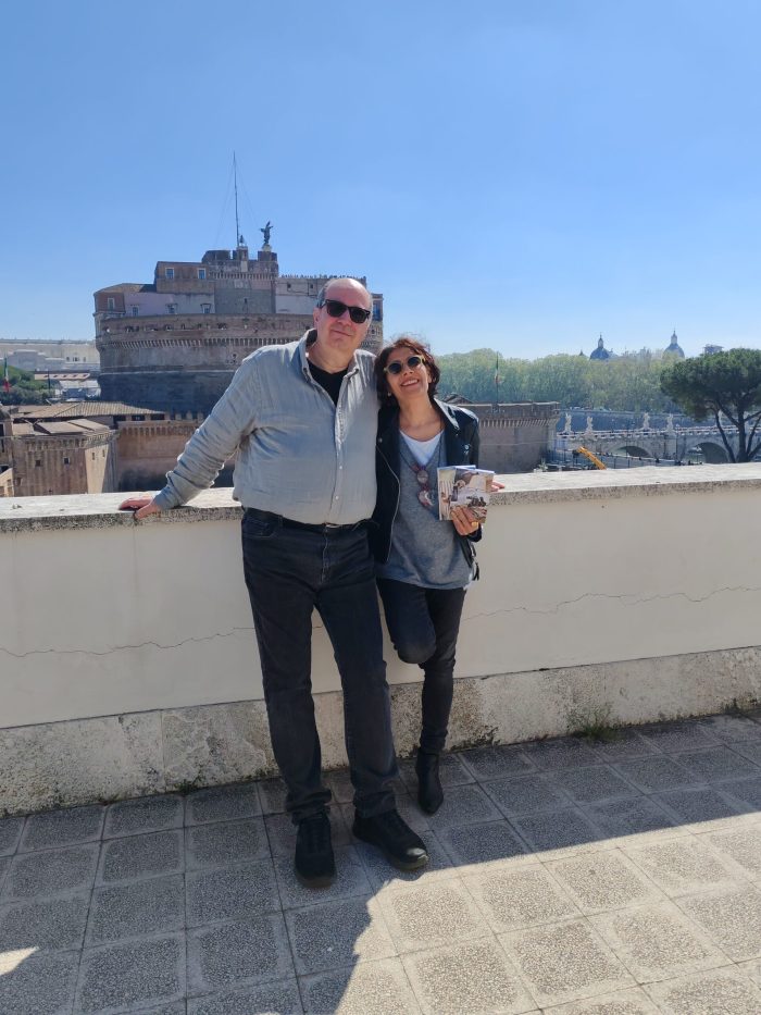 sulla splendida terrazza di Radio Vaticana